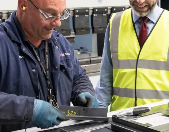 Shadow Secretary Visits Booth Industries for National Manufacturing Day